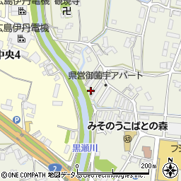 広島県東広島市西条町御薗宇4532周辺の地図
