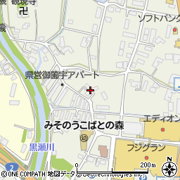 広島県東広島市西条町御薗宇4546-4周辺の地図