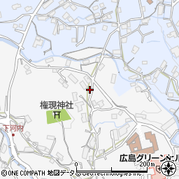 広島県広島市佐伯区五日市町大字下河内647周辺の地図