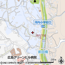 広島県広島市佐伯区五日市町大字上河内122-4周辺の地図