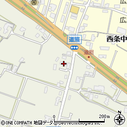 広島県東広島市西条町御薗宇1122周辺の地図