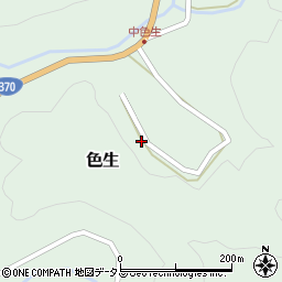 奈良県吉野郡吉野町色生周辺の地図