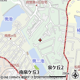 大阪府泉佐野市泉ケ丘2丁目周辺の地図