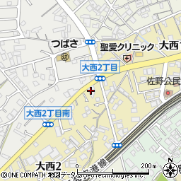 カラオケパラダイス 泉佐野北店周辺の地図