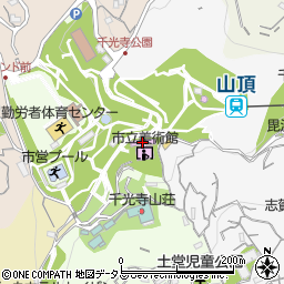 尾道市立美術館周辺の地図