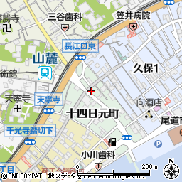 株式会社島ごころ　尾道長江店周辺の地図