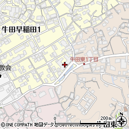 日商岩井ウシタマンション周辺の地図