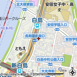 広島県広島市中区白島北町7周辺の地図