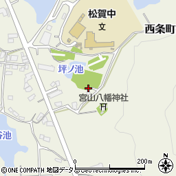 広島県東広島市西条町御薗宇4990周辺の地図
