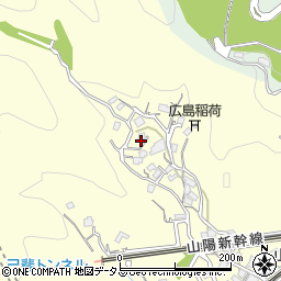 広島県広島市西区山手町23周辺の地図