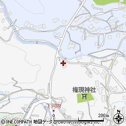 広島県広島市佐伯区五日市町大字下河内693周辺の地図