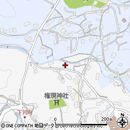 広島県広島市佐伯区五日市町大字下河内690周辺の地図