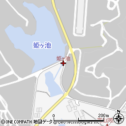 姫ヶ池周辺の地図