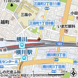 横川町３‐１周辺の地図