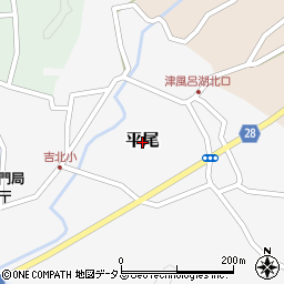 奈良県吉野郡吉野町平尾周辺の地図
