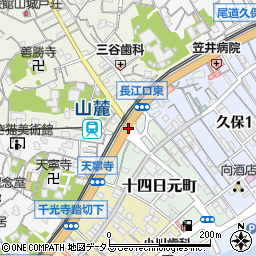 長江口周辺の地図