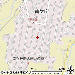 大阪府河内長野市南ケ丘周辺の地図