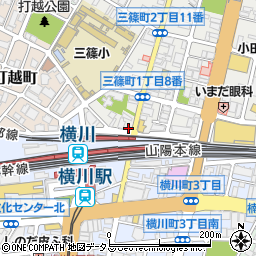 コープ美容室横川店周辺の地図