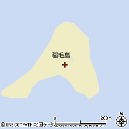 稲毛島周辺の地図