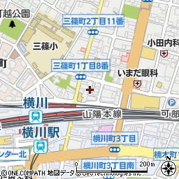 リパーク広島三篠町駐車場周辺の地図