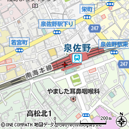 ワッツ　泉佐野駅店周辺の地図