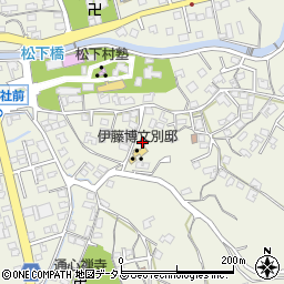 伊藤博文旧宅公衆トイレ周辺の地図
