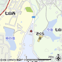 大阪府泉南郡熊取町七山南1455周辺の地図
