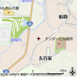 奈良県御所市船路148周辺の地図
