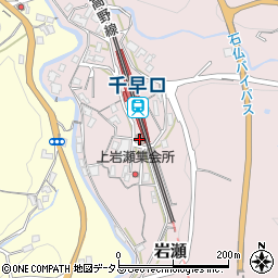 上岩瀬自治会館周辺の地図