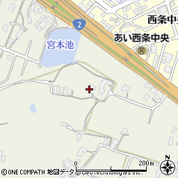 広島県東広島市西条町御薗宇1424周辺の地図