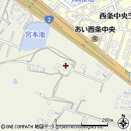 広島県東広島市西条町御薗宇1436周辺の地図