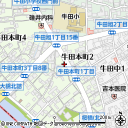 栄光塾周辺の地図