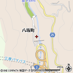 広島県三原市八坂町周辺の地図
