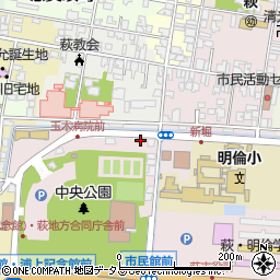 萩・長門法律相談センター周辺の地図