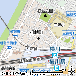 〒733-0004 広島県広島市西区打越町の地図
