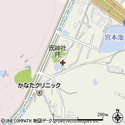 広島県東広島市西条町御薗宇1386周辺の地図