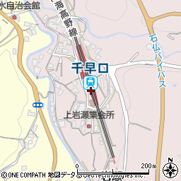 千早口駅周辺の地図