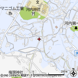 広島県広島市佐伯区五日市町大字上河内189-1周辺の地図