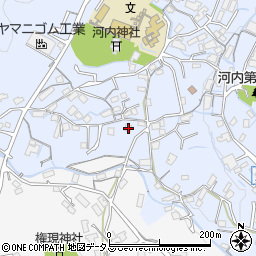 広島県広島市佐伯区五日市町大字上河内189-2周辺の地図