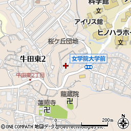 ライオンズマンション牛田東周辺の地図