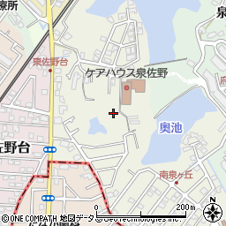 大阪府泉佐野市南泉ケ丘周辺の地図
