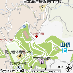 千光寺公園周辺の地図