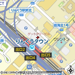 オリエンタルスイーツエアポート大阪りんくう周辺の地図
