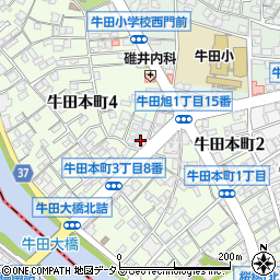 ニチイケアセンター牛田 訪問看護ステーション周辺の地図