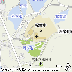 広島県東広島市西条町御薗宇860周辺の地図