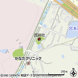 広島県東広島市西条町御薗宇1387周辺の地図