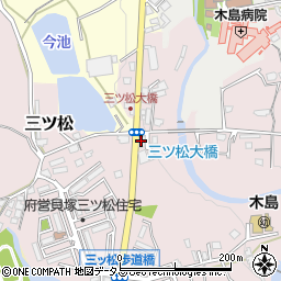 産経新聞水間販売所周辺の地図
