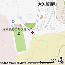 大阪府河内長野市大矢船西町4周辺の地図