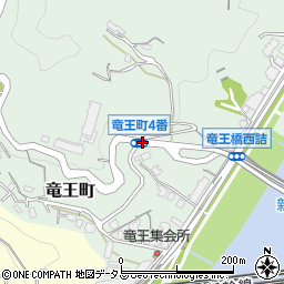 竜王町４周辺の地図