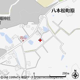 広島県東広島市八本松町原3642周辺の地図